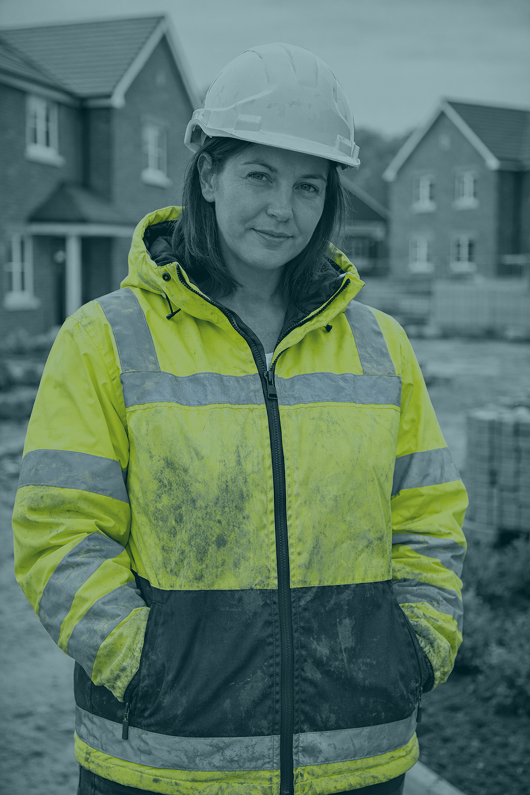 Development manager overseeing new build schemes